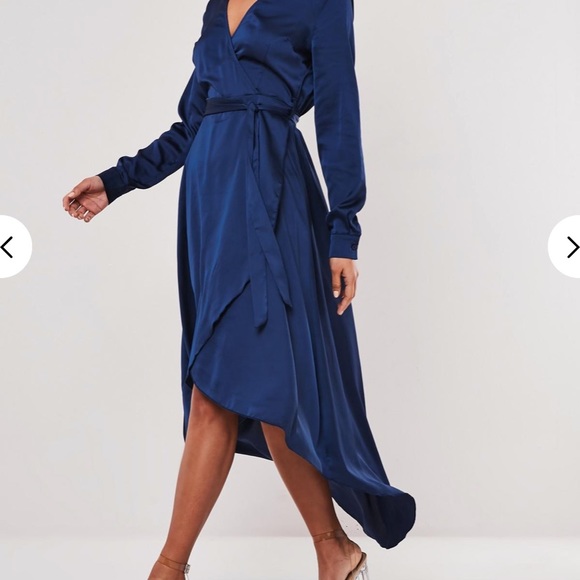 NWT missguided  high low midi dress - Picture 2 of 6
